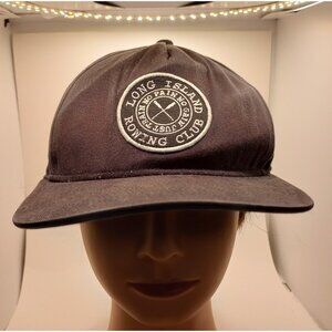 Long Island Rowing club Black baseball cap just train no pain no gain rare